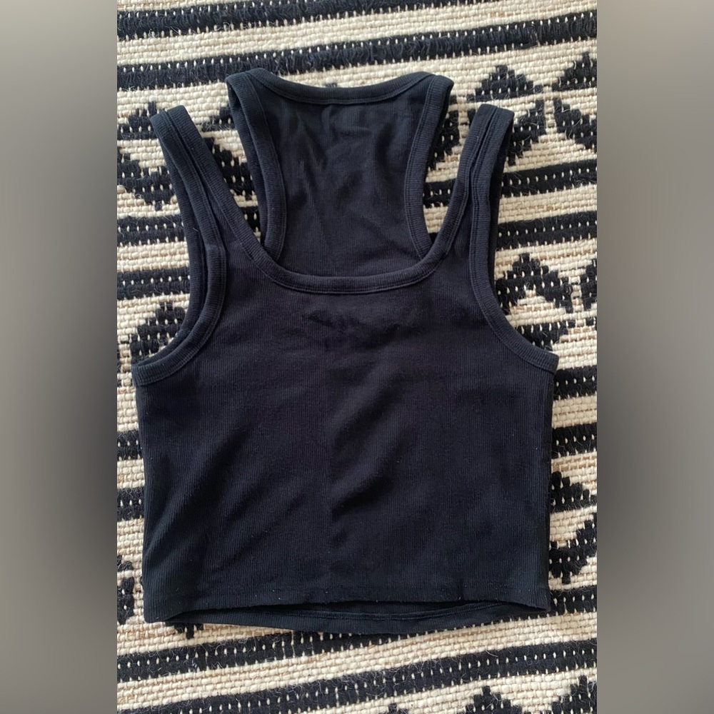 Abercrombie & Fitch Black Ribbed Tank - Picture 3 of 3